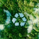 Illustration de l'avantage du recyclage en termes de protection de l'environnement